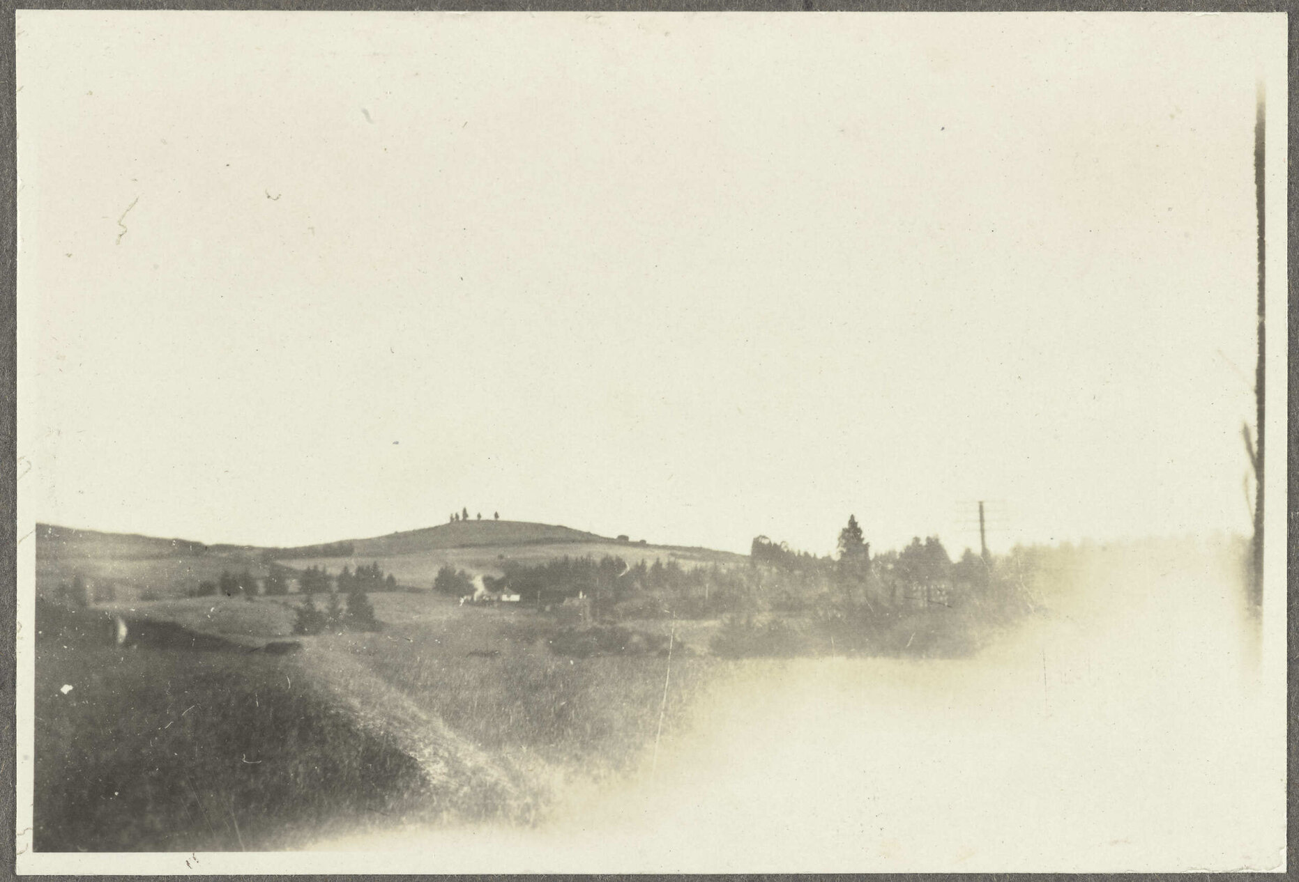Farmland with a house