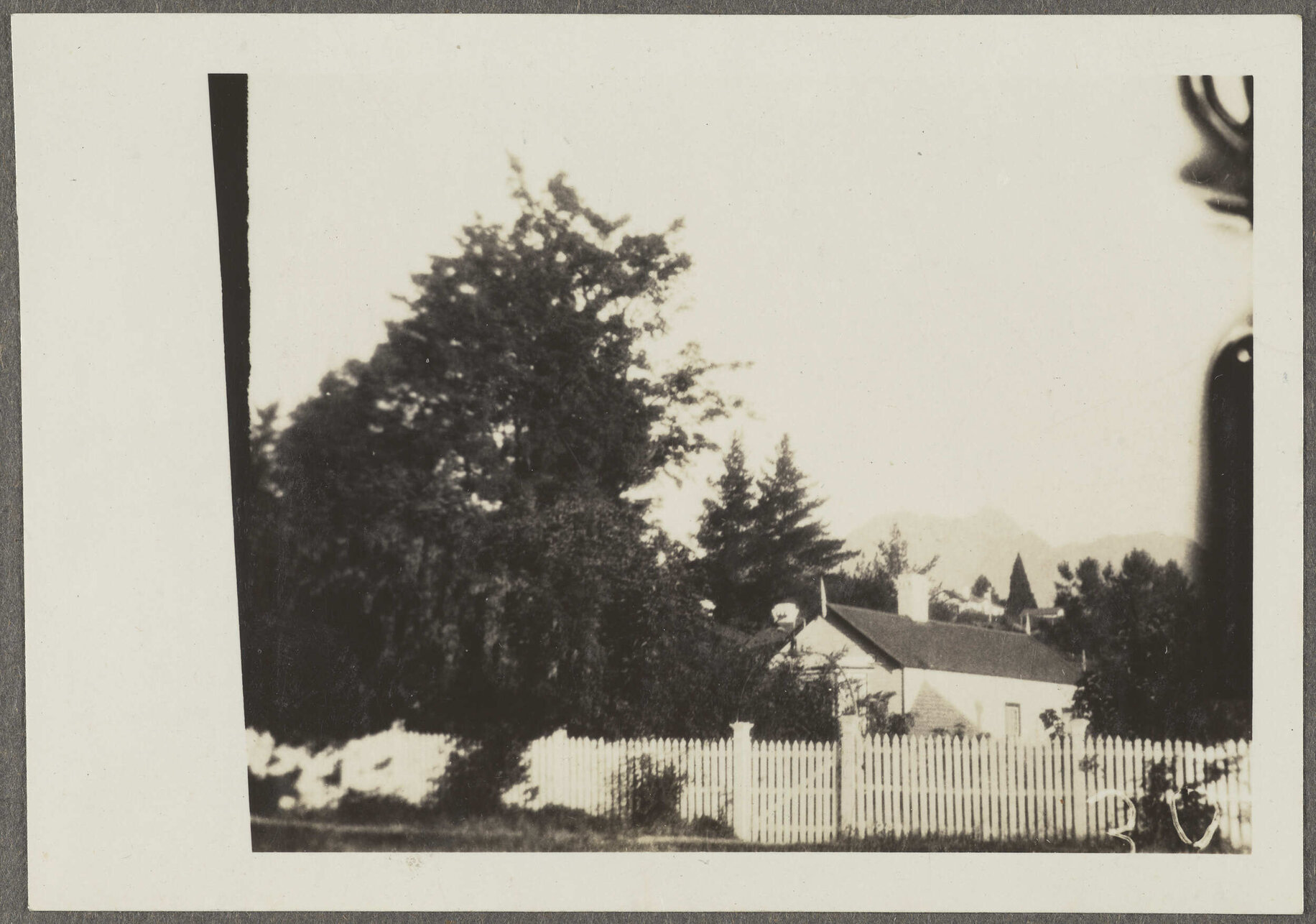 House and picket fence