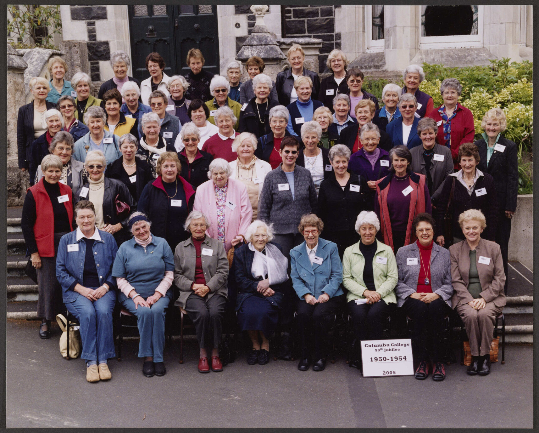 1950-1954 group at Columba College reunion 