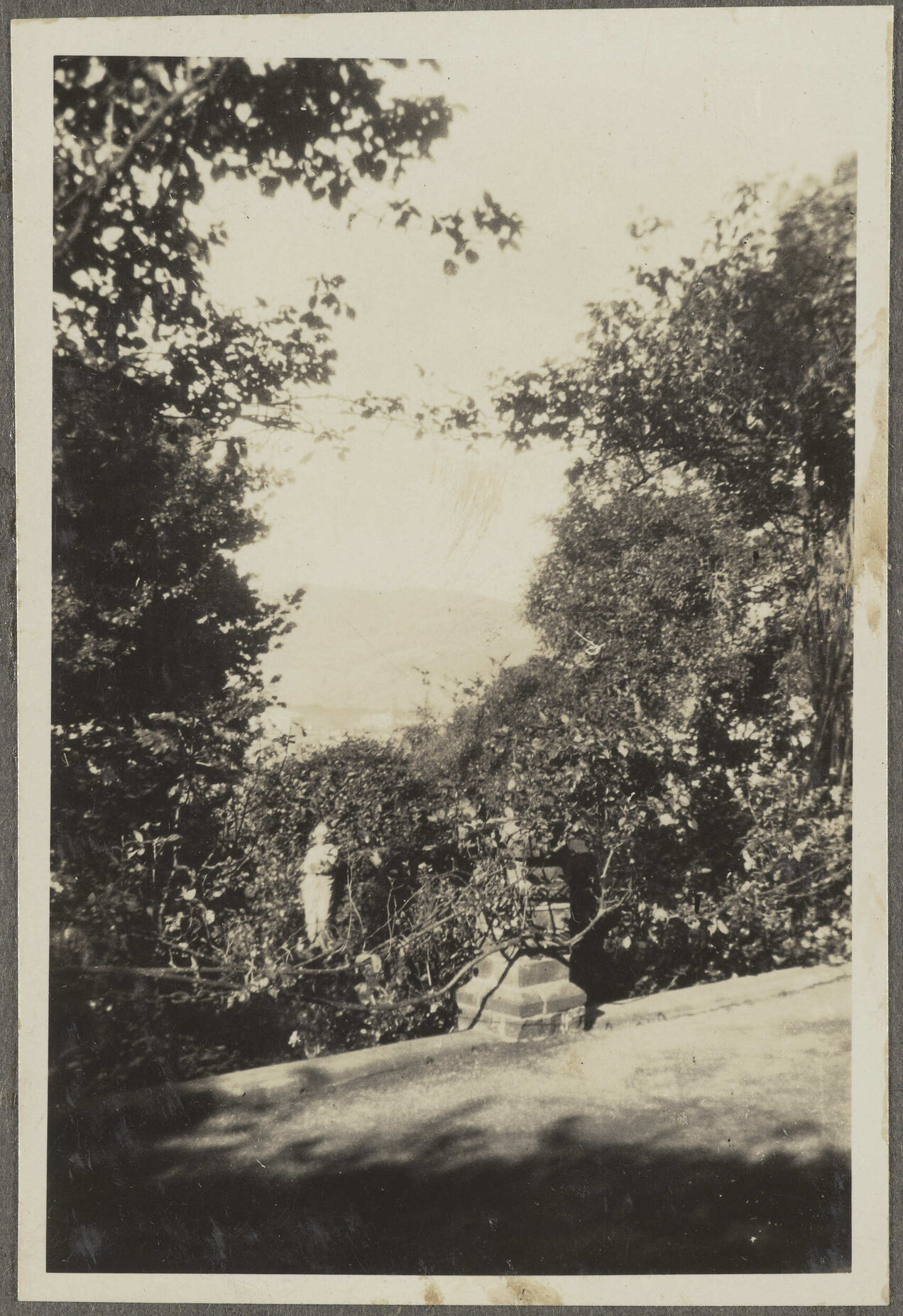 Manono looking down from house