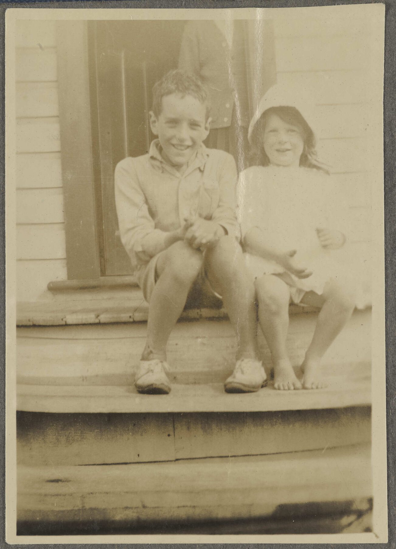 Charles Brasch and unidentified girl