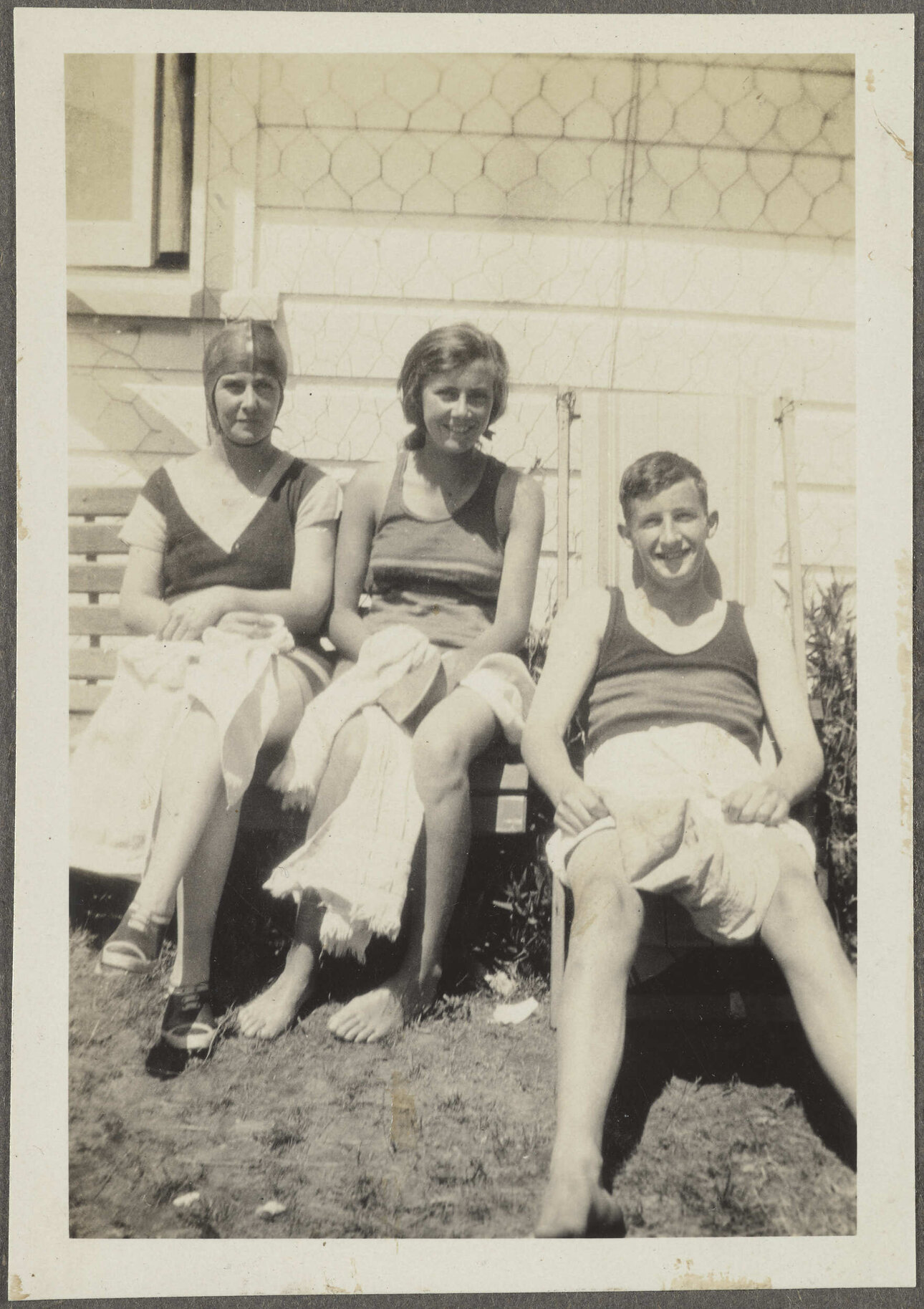 Two unidentified women and one unidentified man