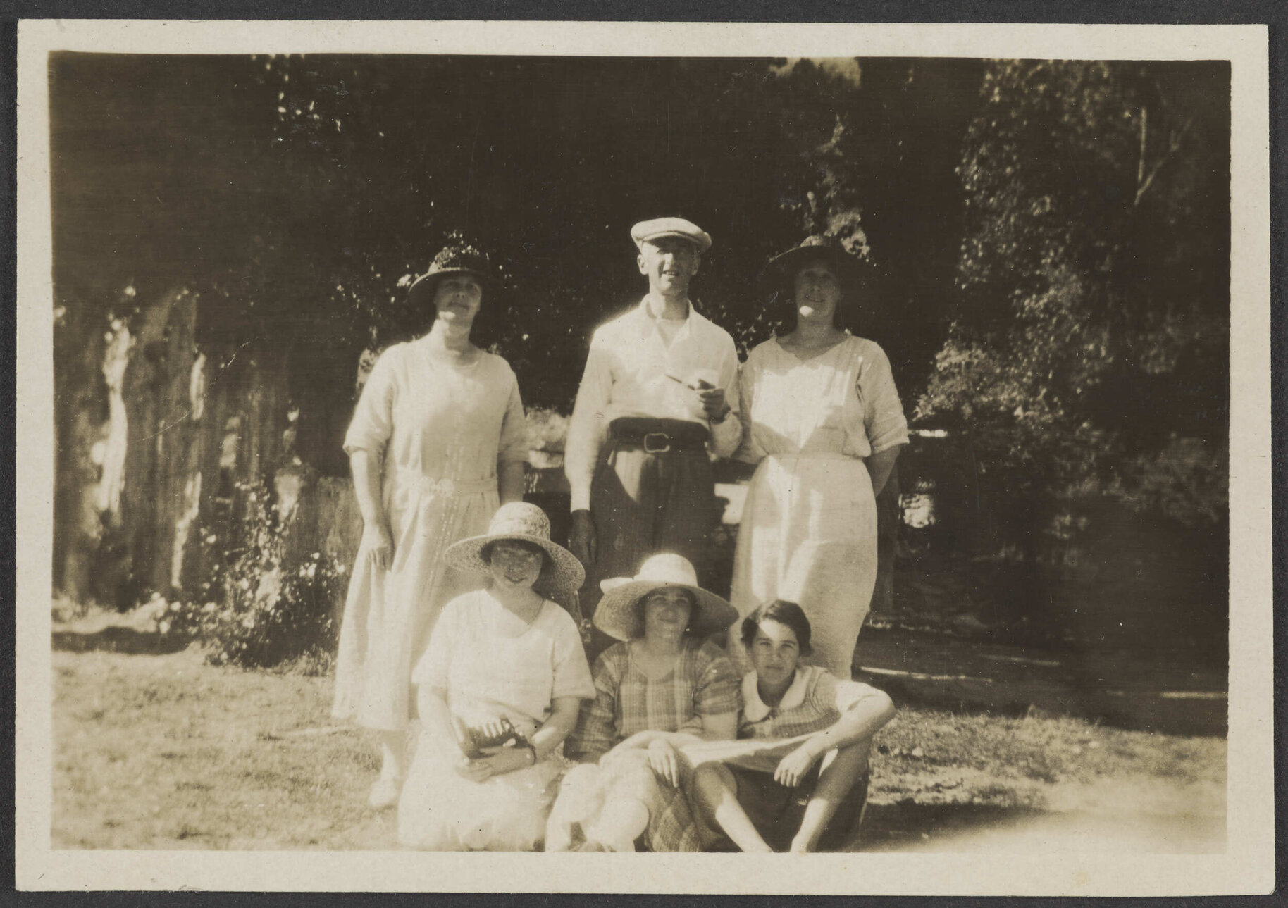 Henry [and Lesley] Brasch and four unidentified women