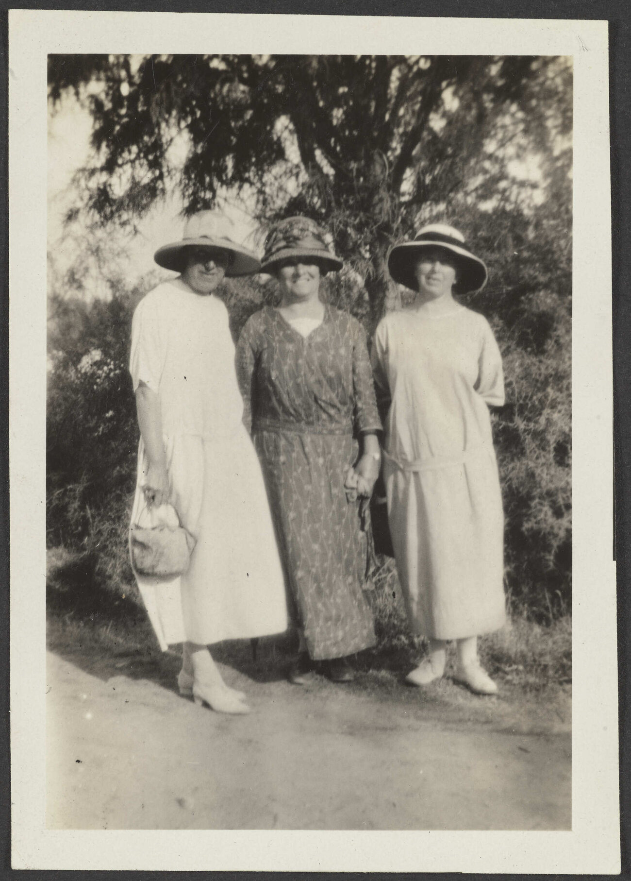 Three unidentified women
