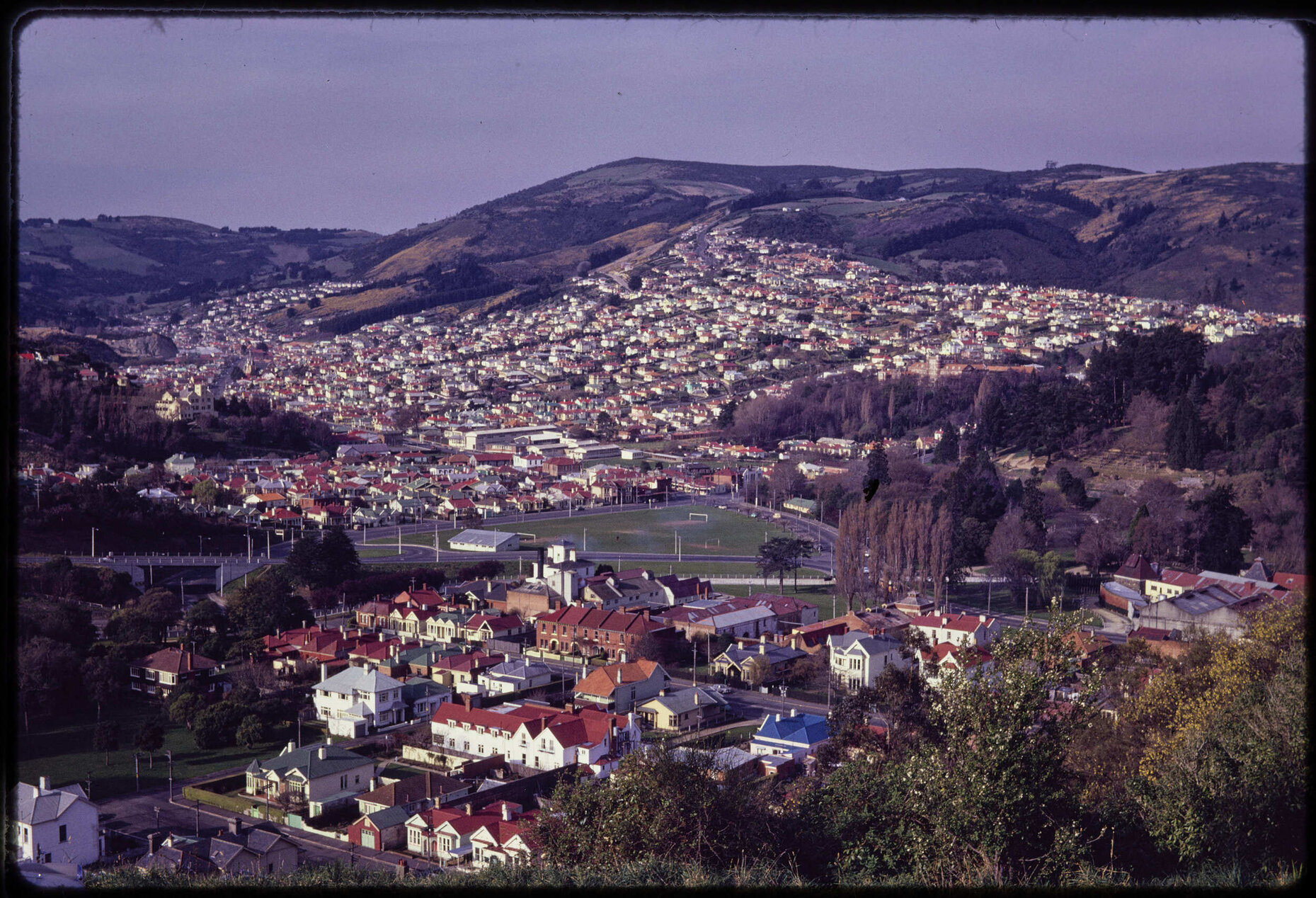 View from Prospect Park towards North East Valley and Opoho
