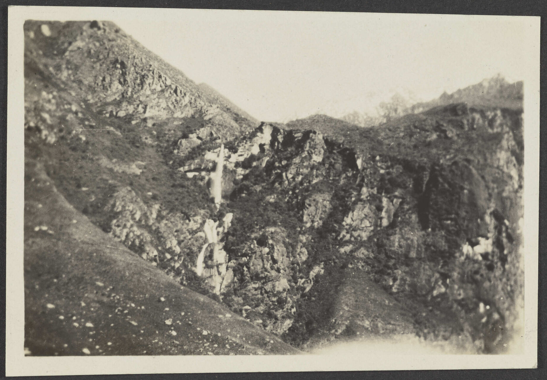 Rock face inscribed 'Minaret'