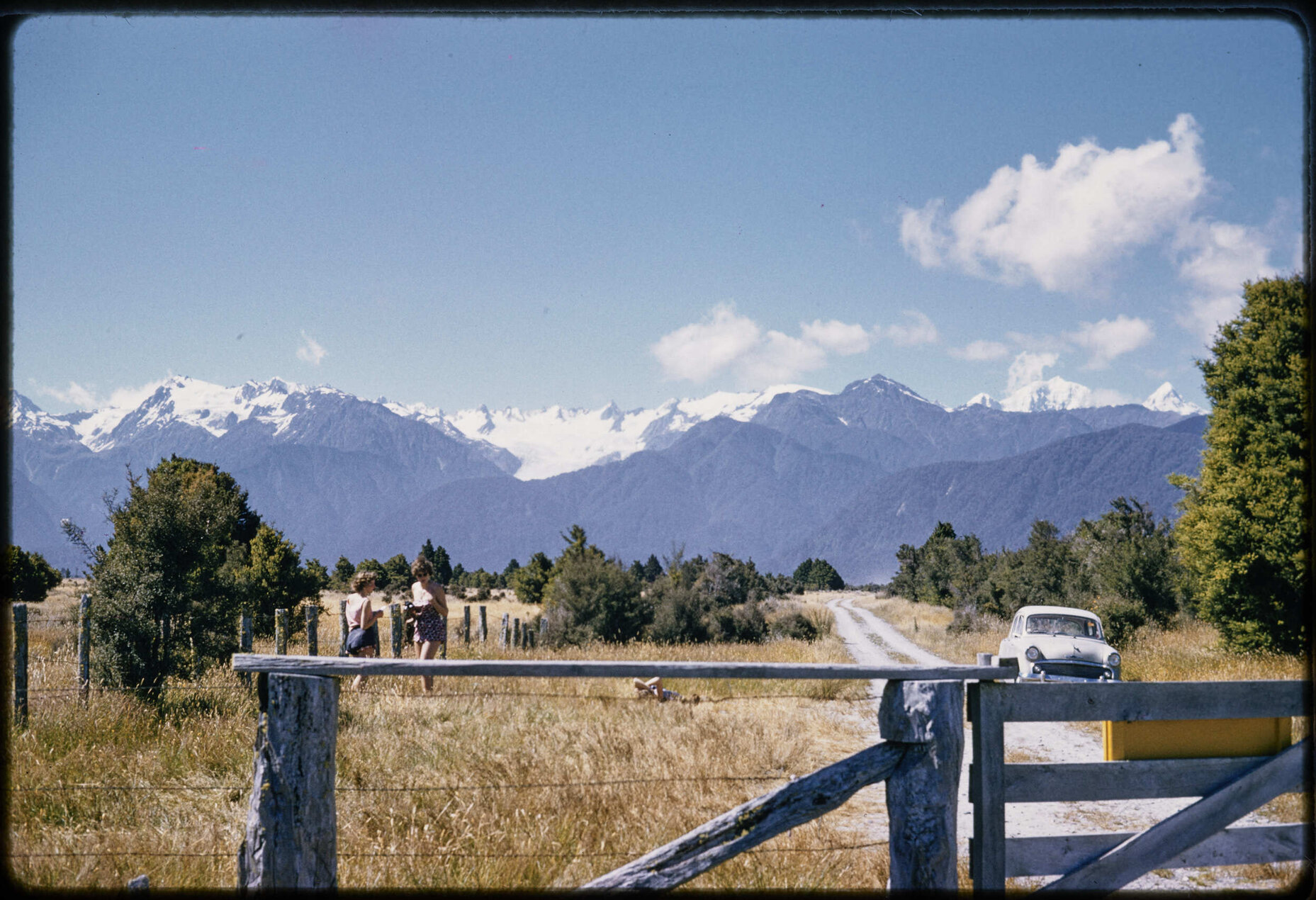 'View of Mt Cook and Mt Tasman'