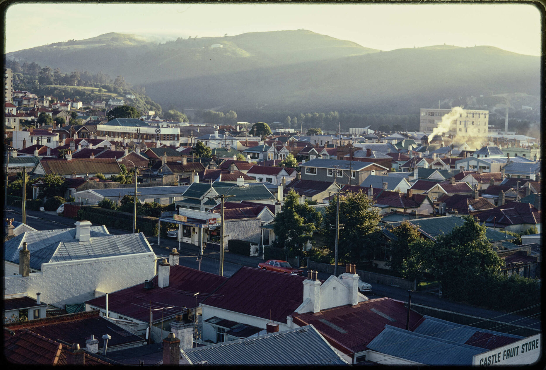 View over Castle Street from Queen Mary Maternity Hospital