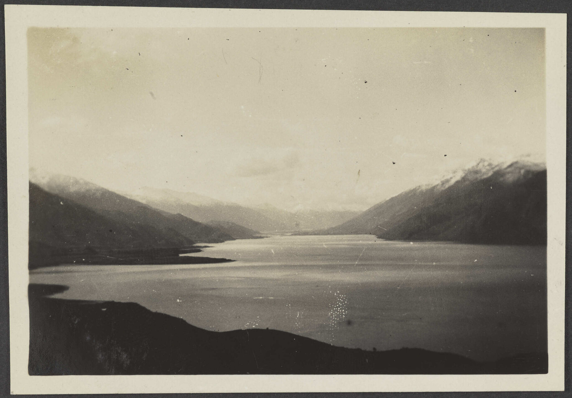 Lake among mountains