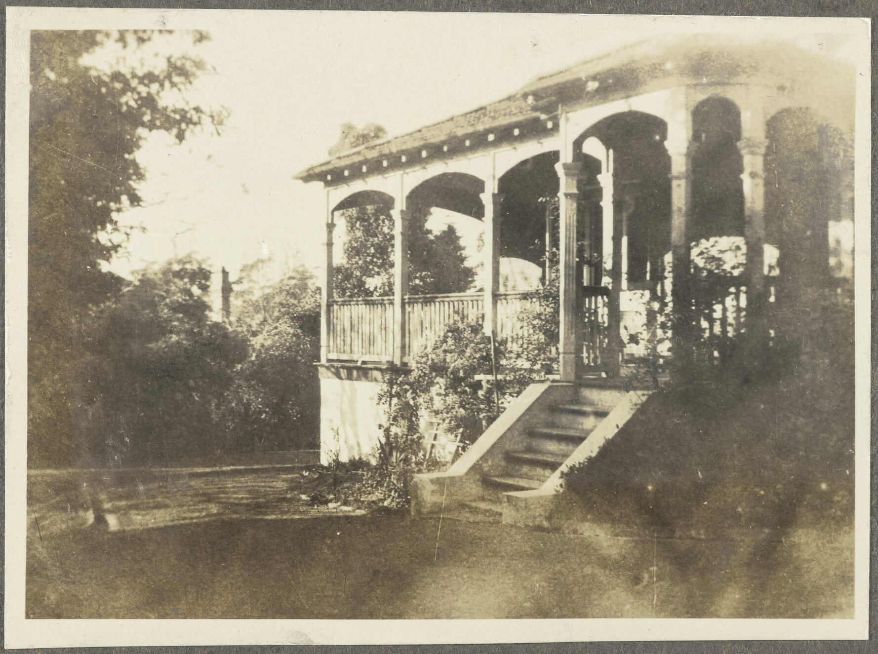 House, looking at porch