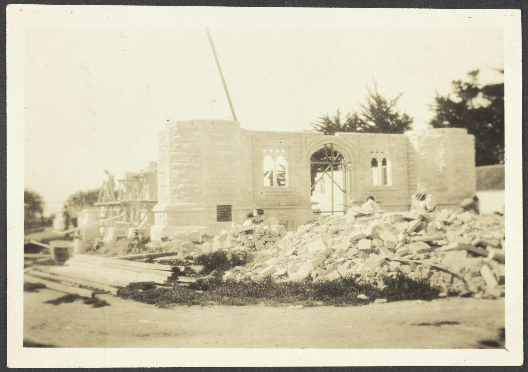 Waitaki Boys' High School Hall of Memories under construction