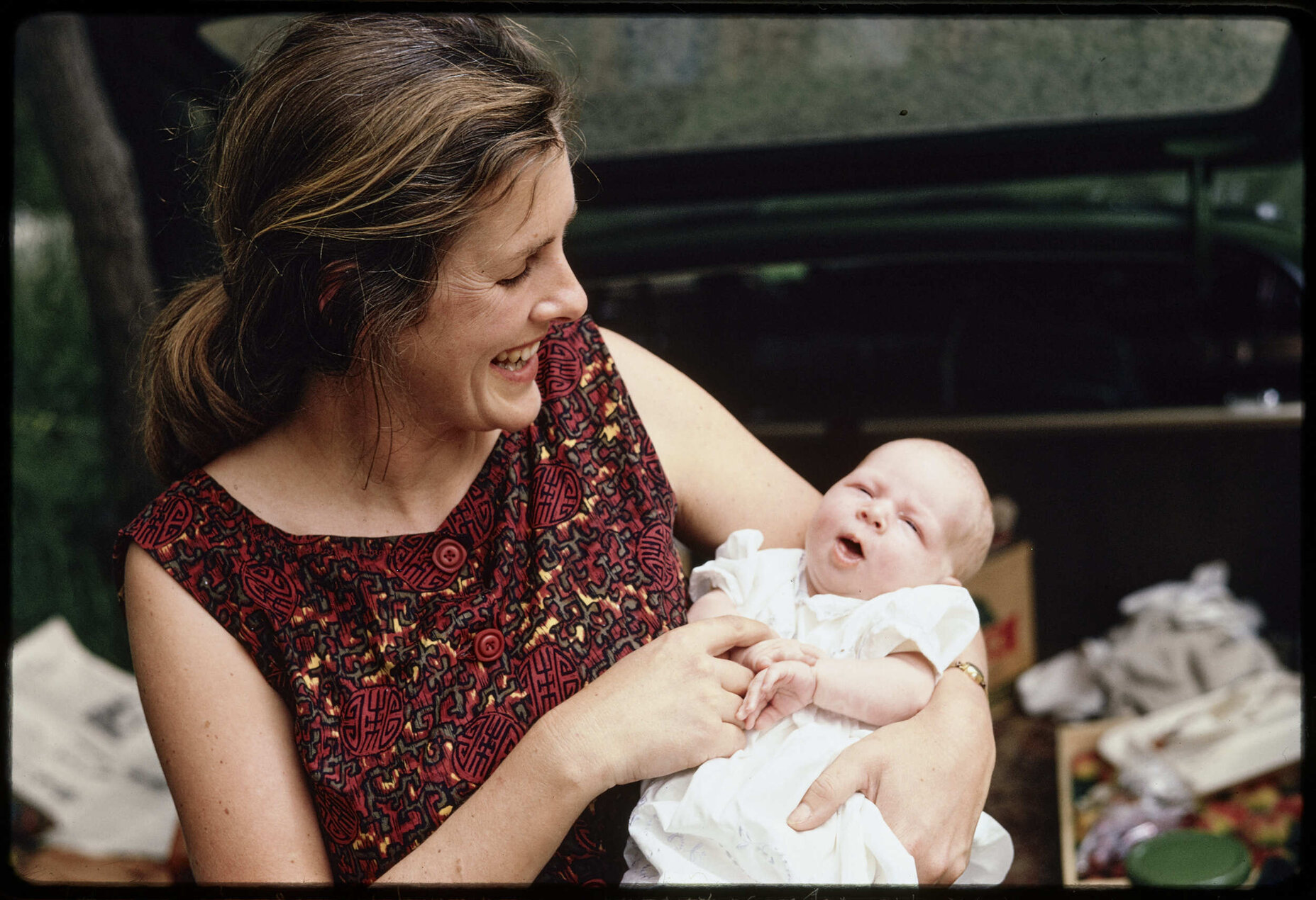 Elizabeth Hanan with baby Judith