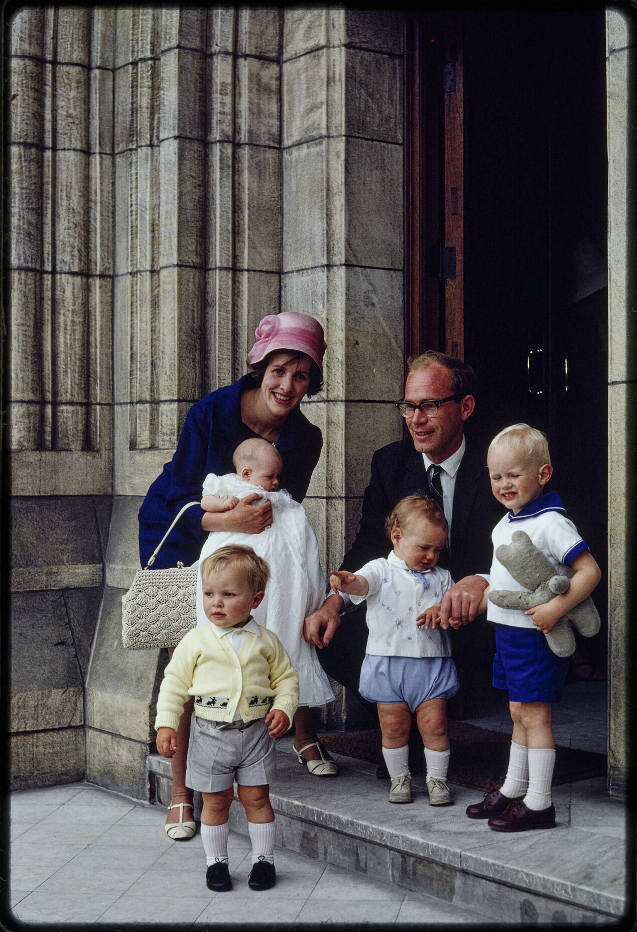 Family group, Alison Hanan's christening