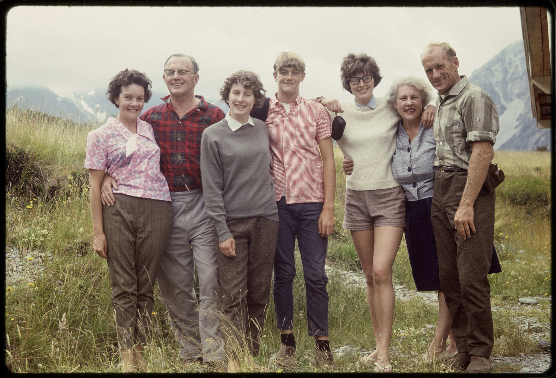 Family group at Lake Ōhau