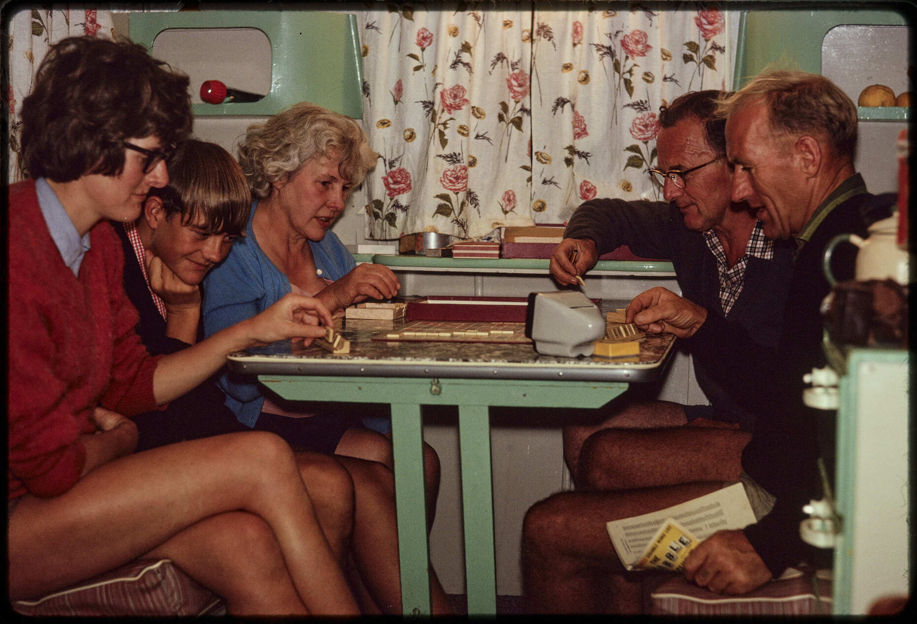 Playing Scrabble at Pukaki
