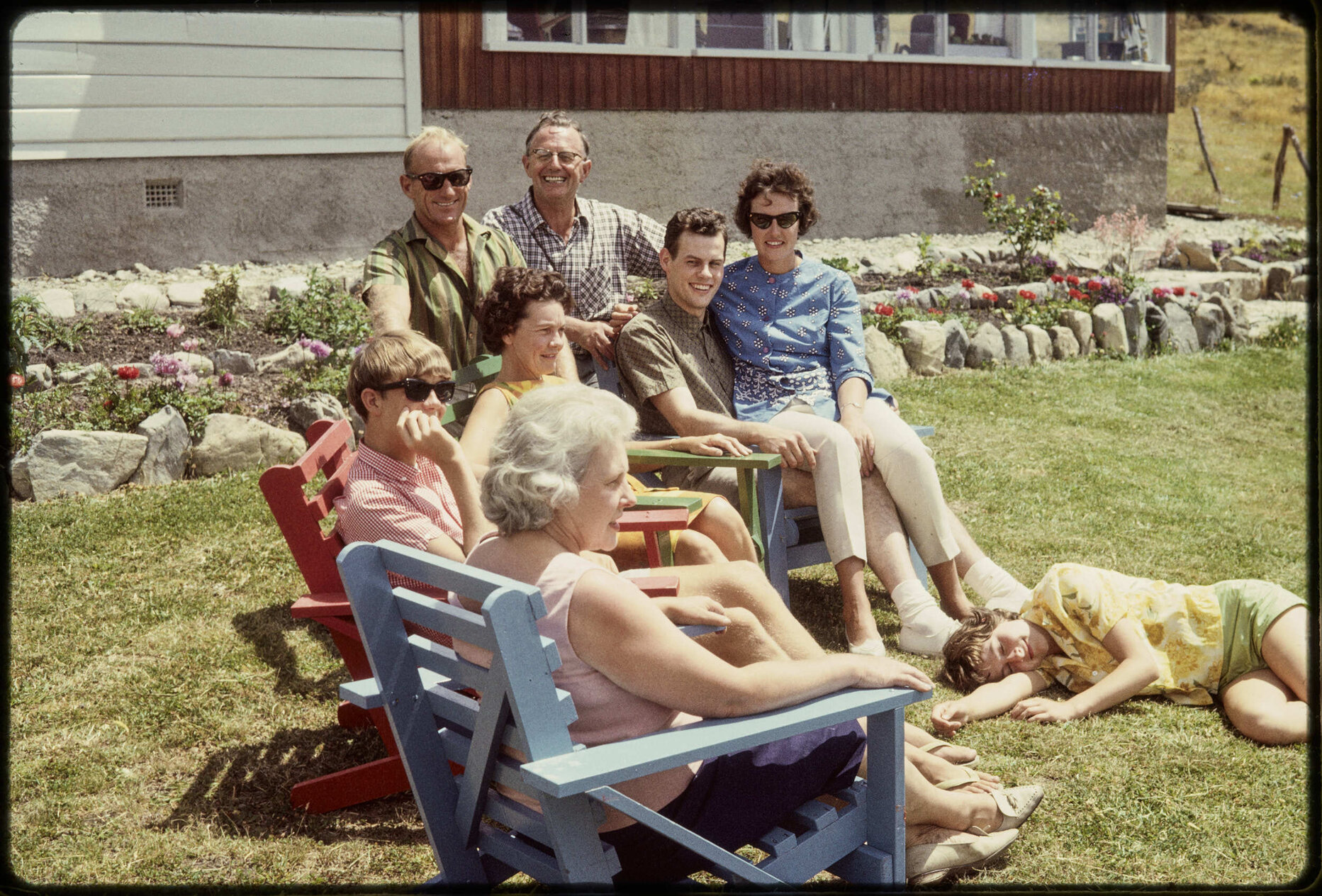 Family group at Lake Ōhau