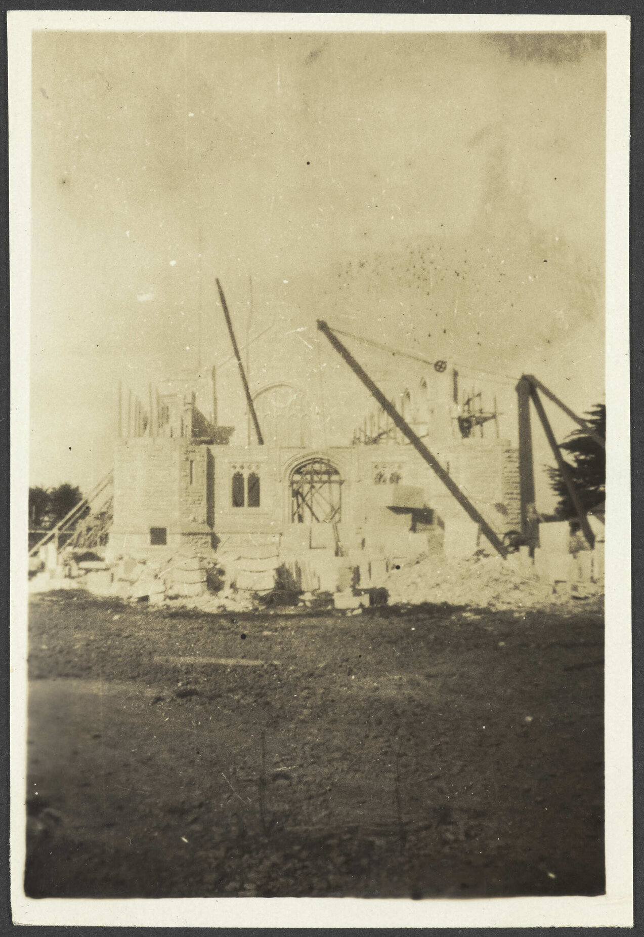 Waitaki Boys' High School Hall of Memories under construction