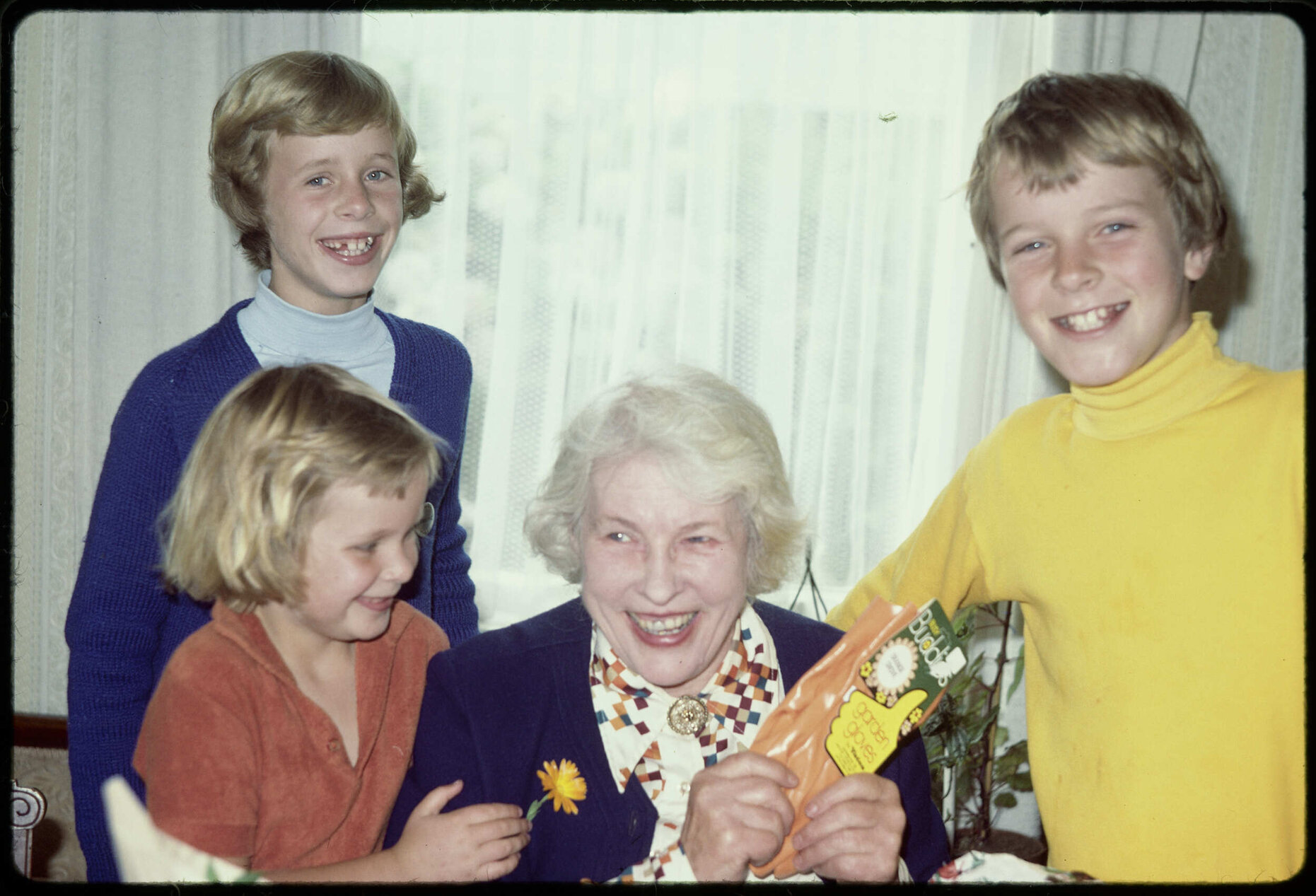 'Jude, Ali &amp; Dave with Nana Walsh'