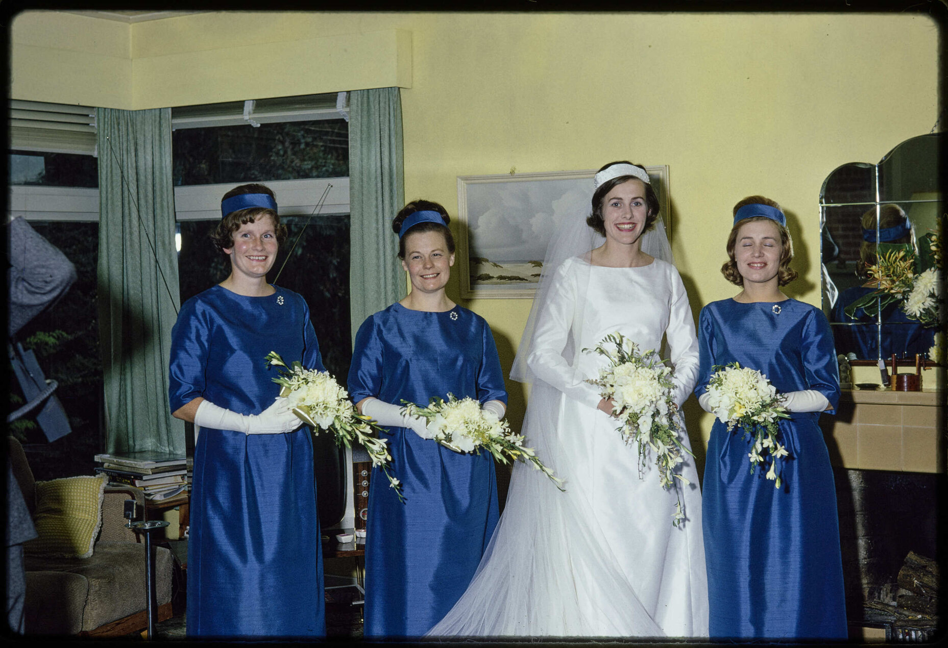 Elizabeth Hanan with her bridesmaids
