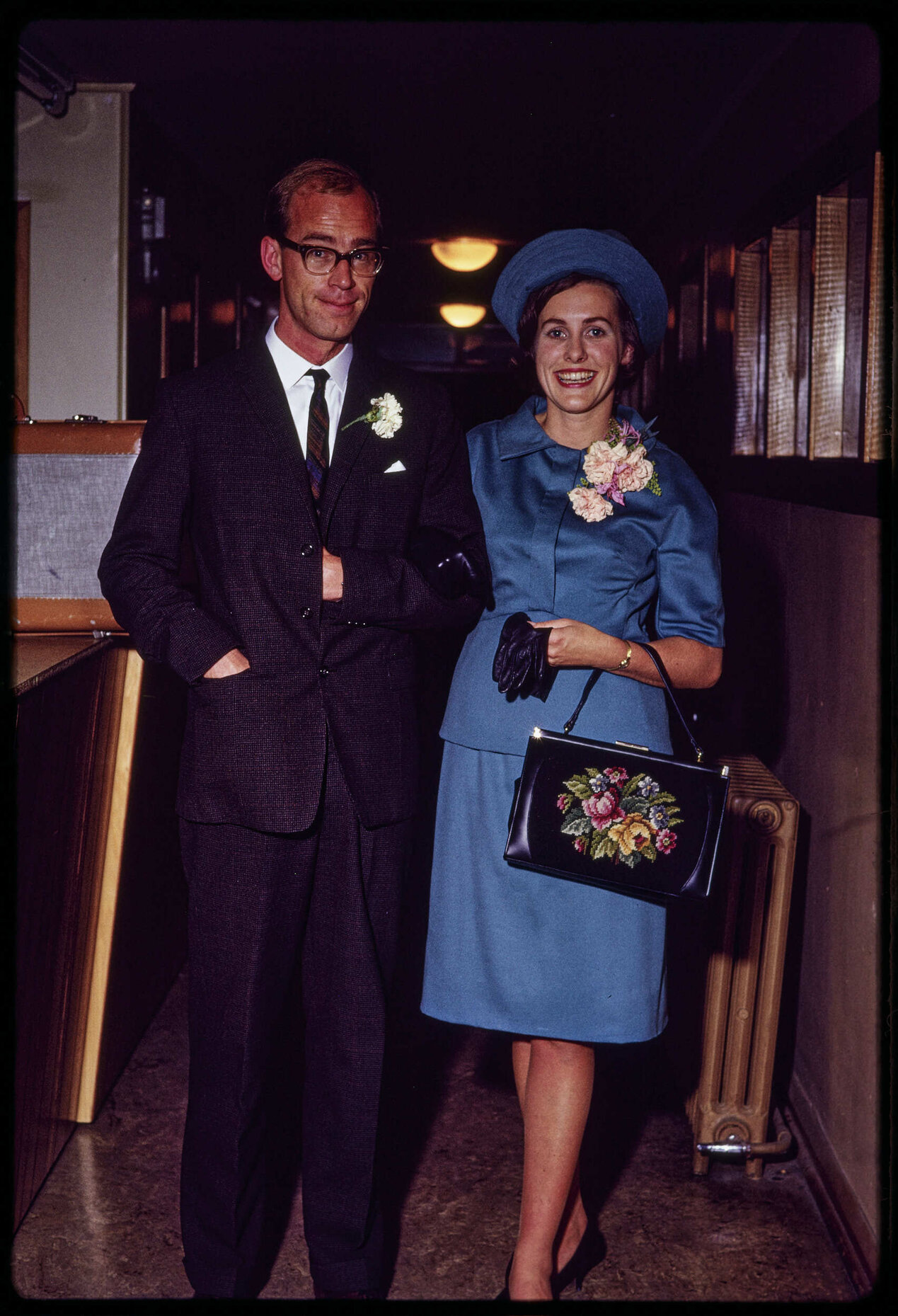 Elizabeth and Murray Hanan, after their wedding