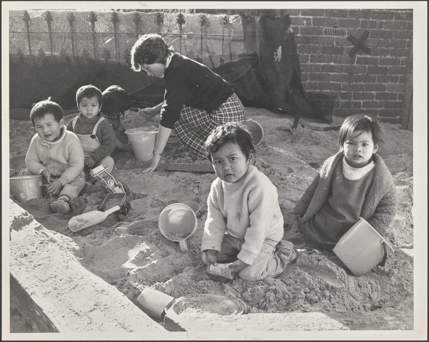 Preschool children at the Childcare Centre, Cargill Street