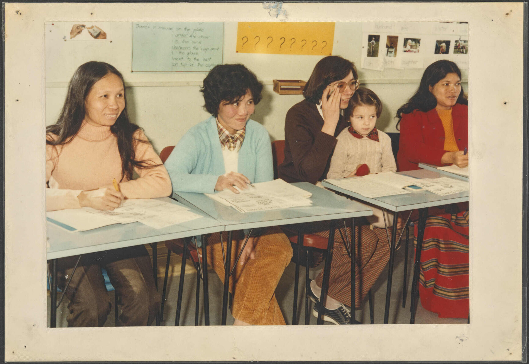Cambodian and Polish ESOL students, Otago Polytechnic Adult Learning Centre