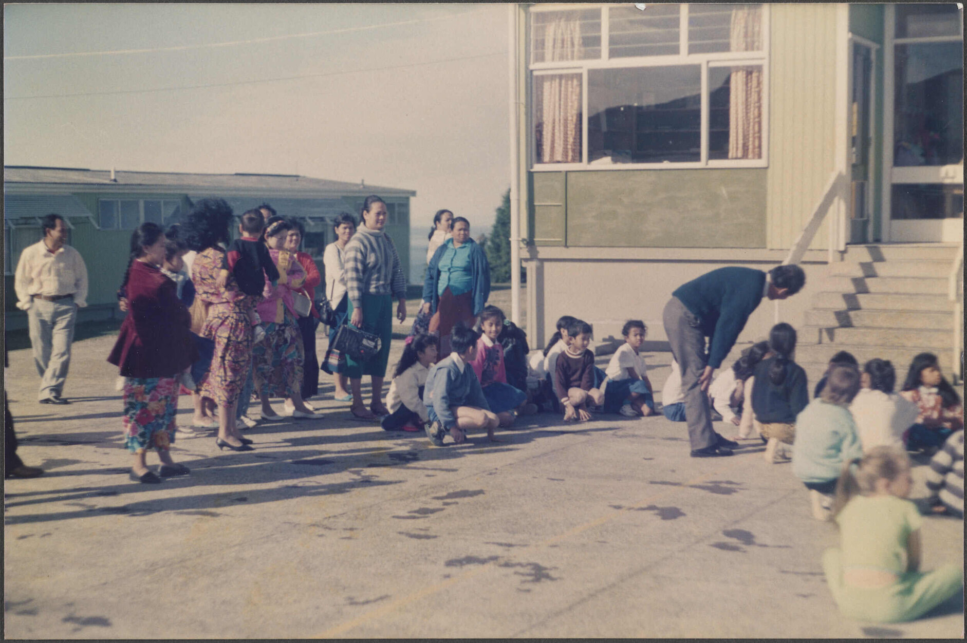 Cambodian parents from the 'Treehouse' Programme visiting children at Brockville School