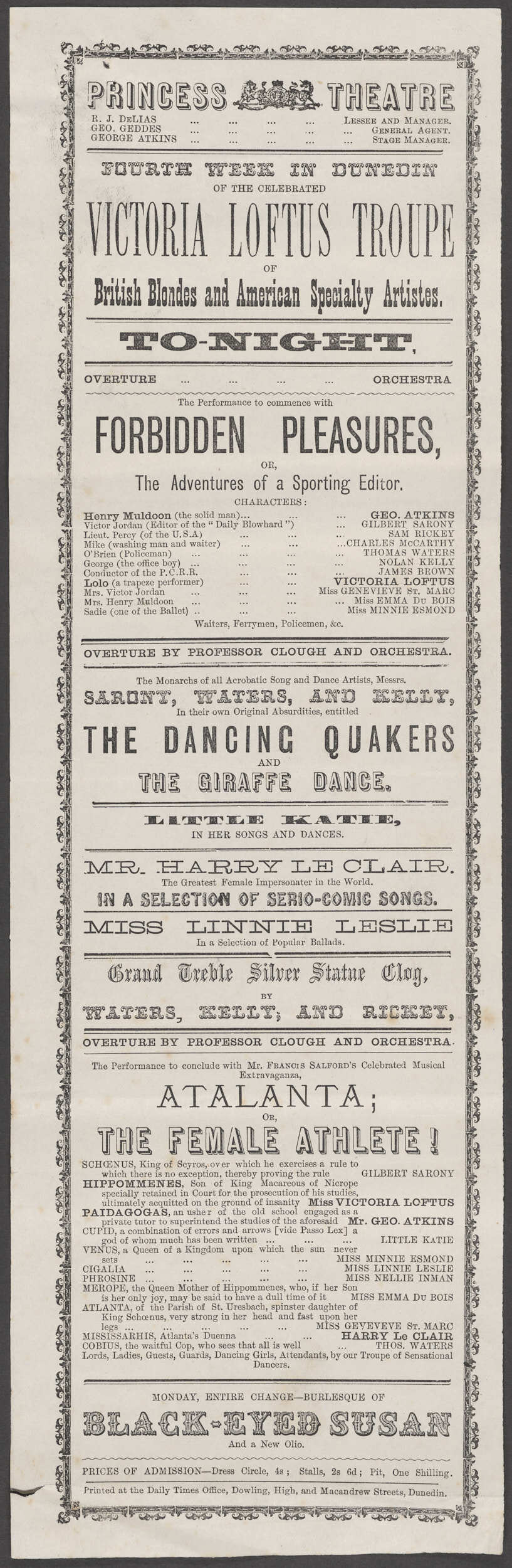 "Forbidden Pleasures, Or, The Adventures of a Sporting Editor."