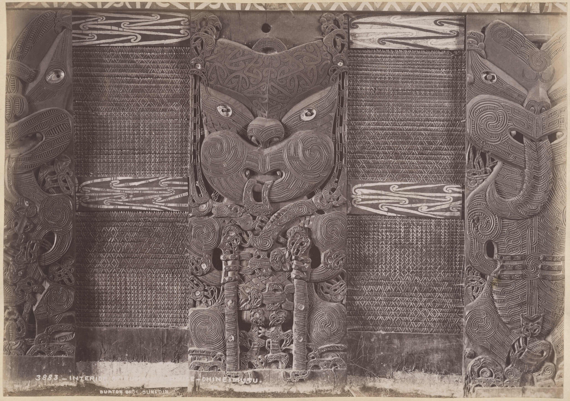 Interior of Carved House, Ohinemutu