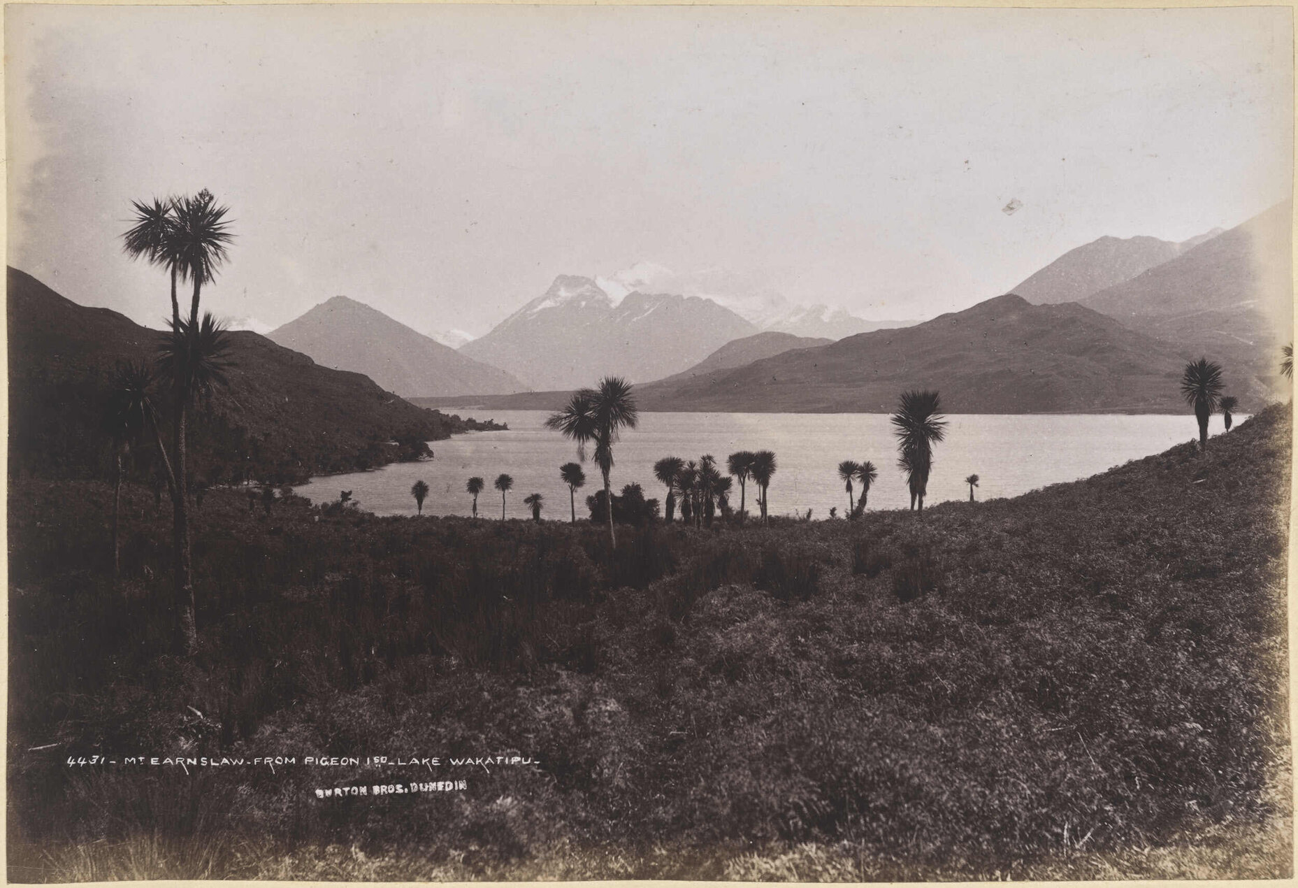 Mt. Earnslaw from Pigeon Island, Lake Wakatipu