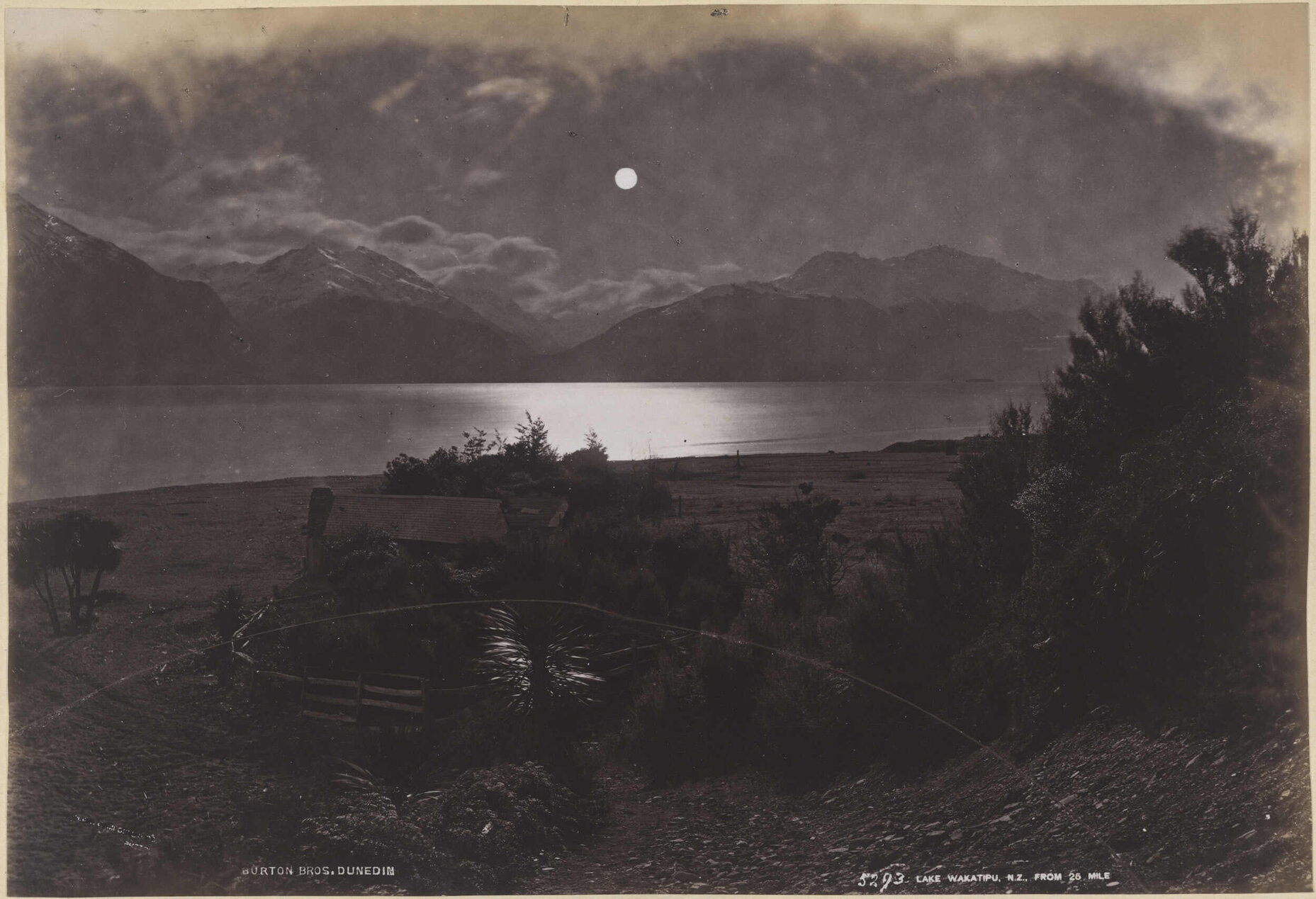 Lake Wakatipu N.Z. from 25 mile