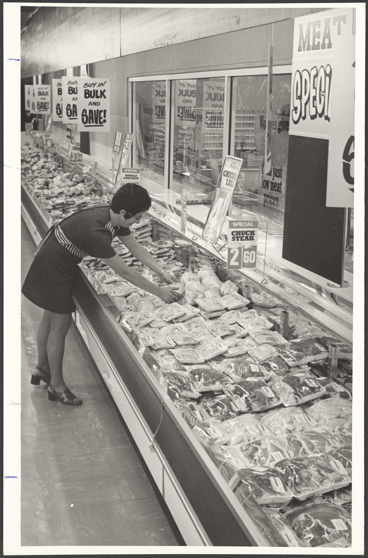 Meat department, Woolworths