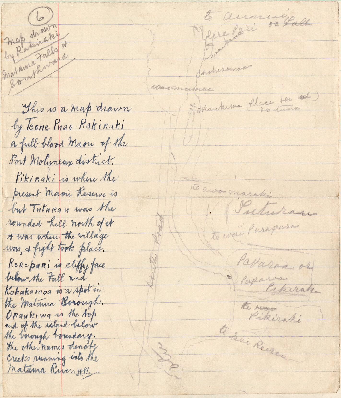 Map drawn by Rakiraki