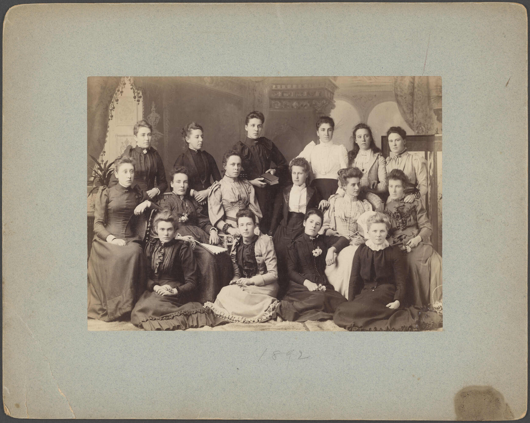 Unidentified group of young women