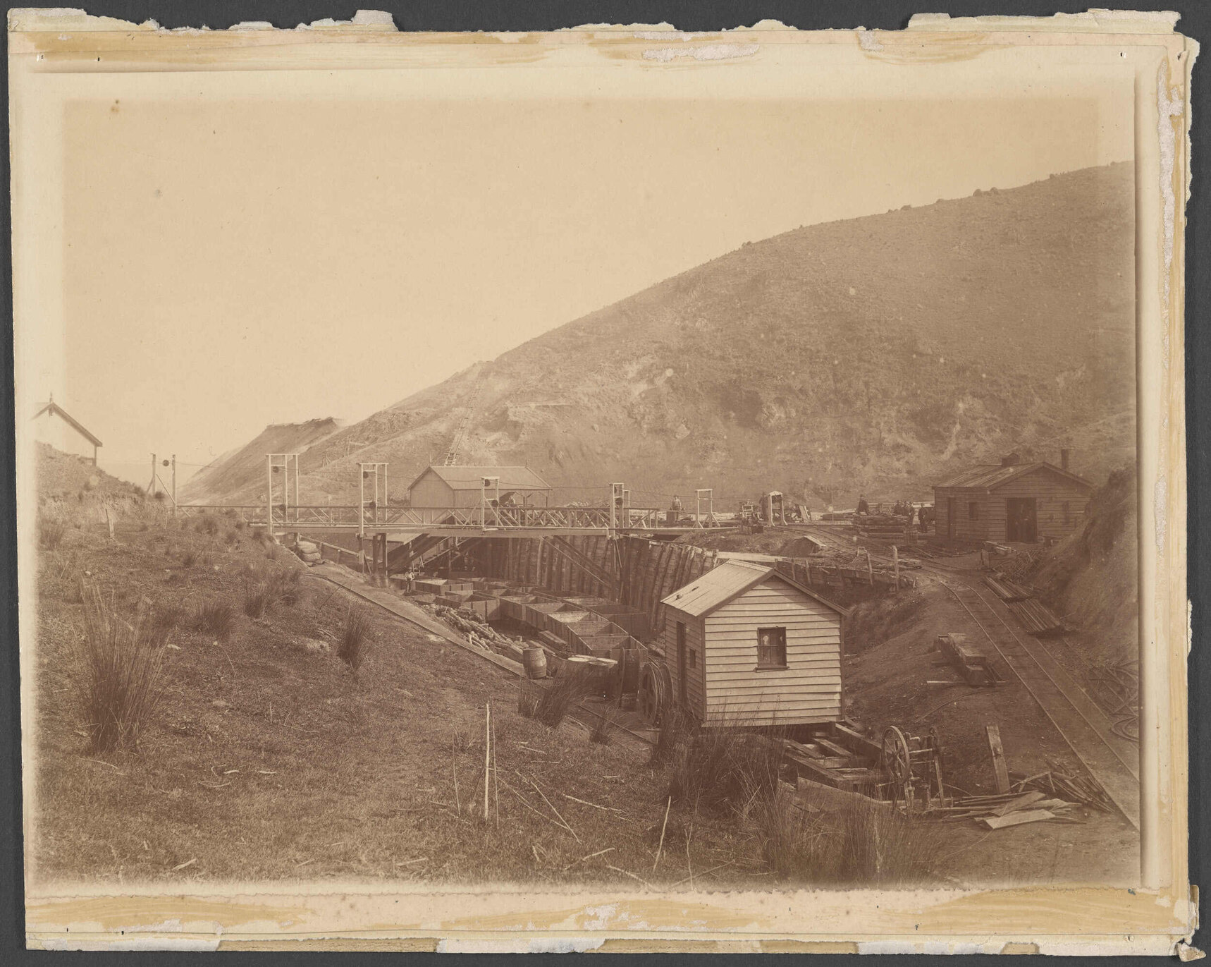 Kaitangata Railway &amp; Coal Company Limited: View of works, looking North