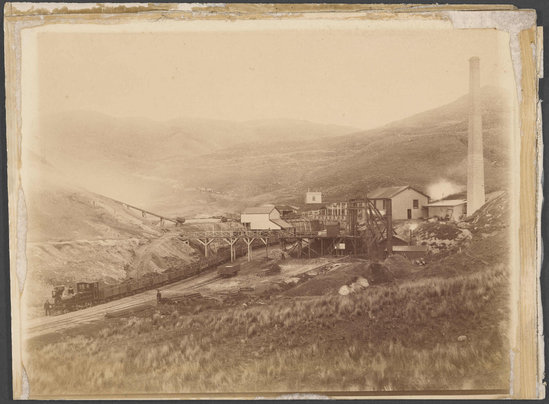 Kaitangata Railway &amp; Coal Company Limited: View of works, looking East