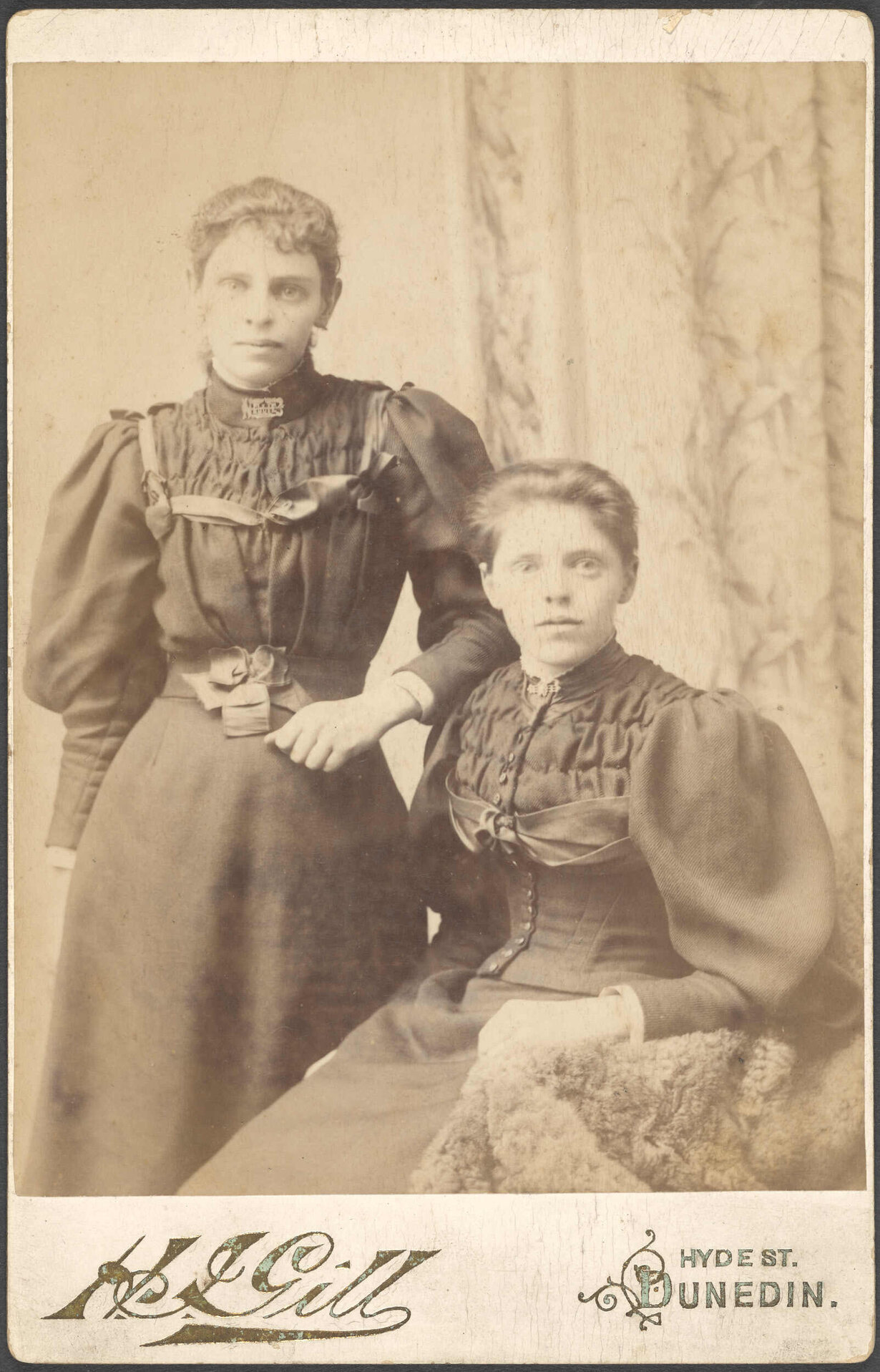 Two unidentified young women