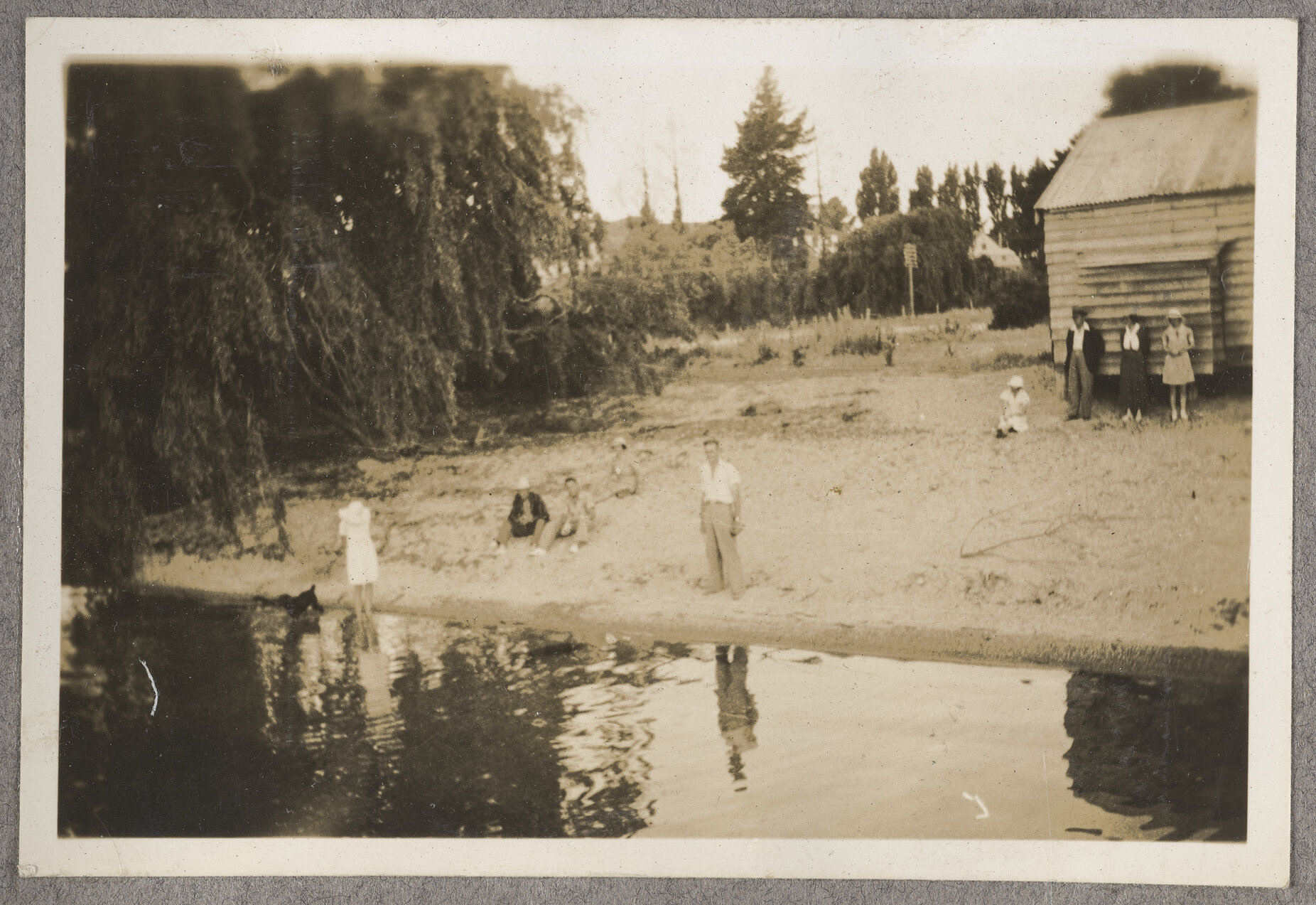 On shore of Lake Wanaka