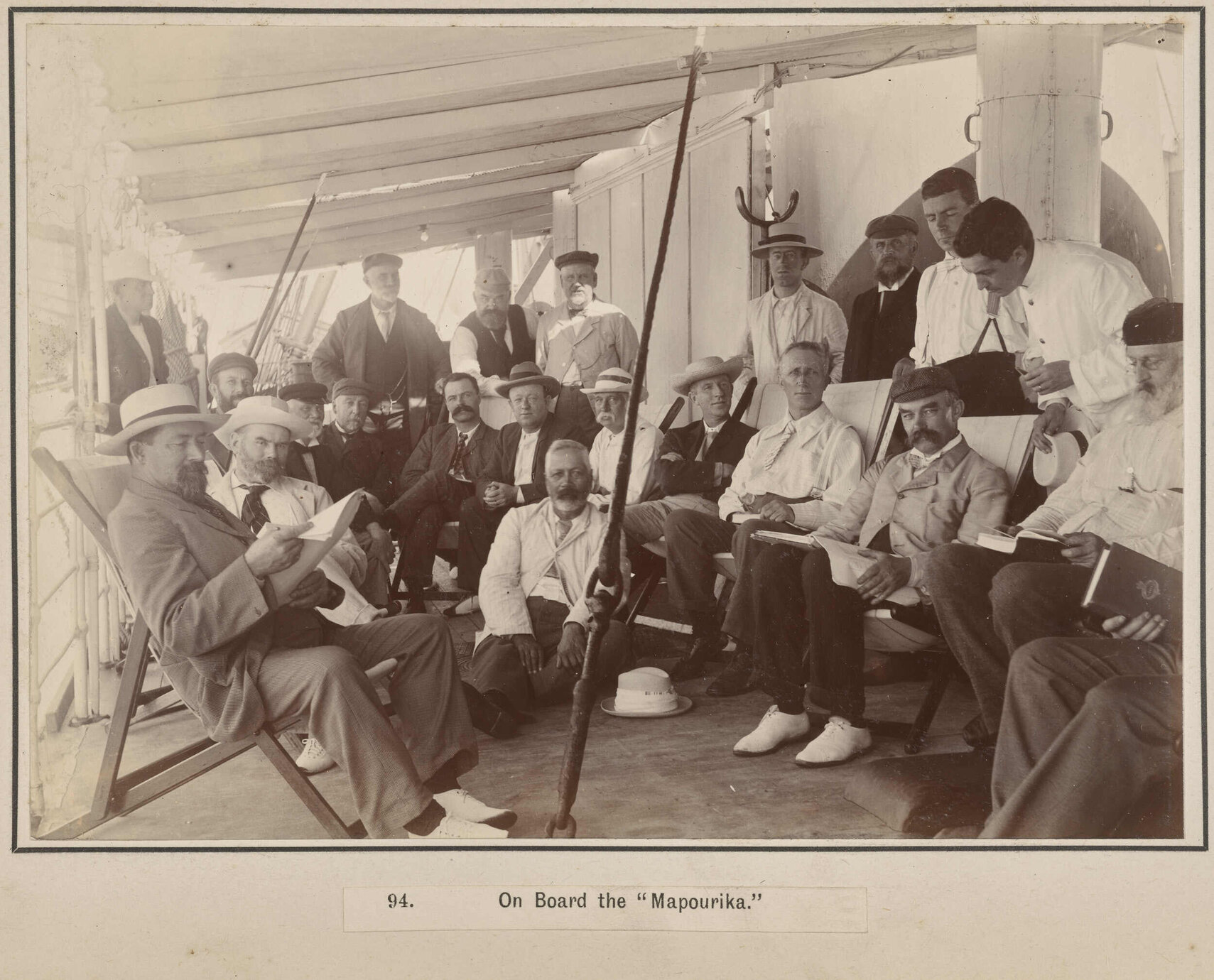 On Board the 'Mapourika'