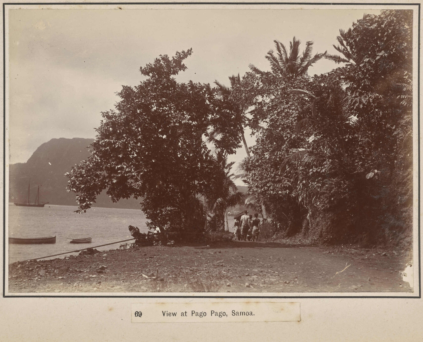 View at Pago Pago, Samoa