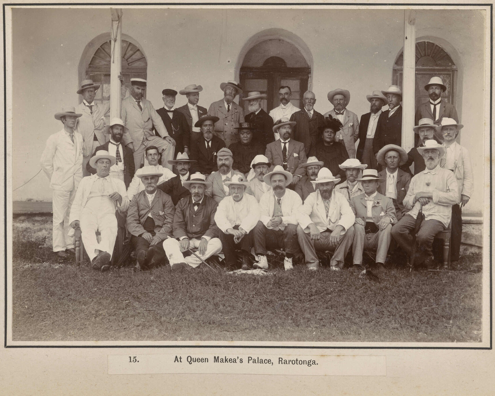 At Queen Makea's Palace, Rarotonga