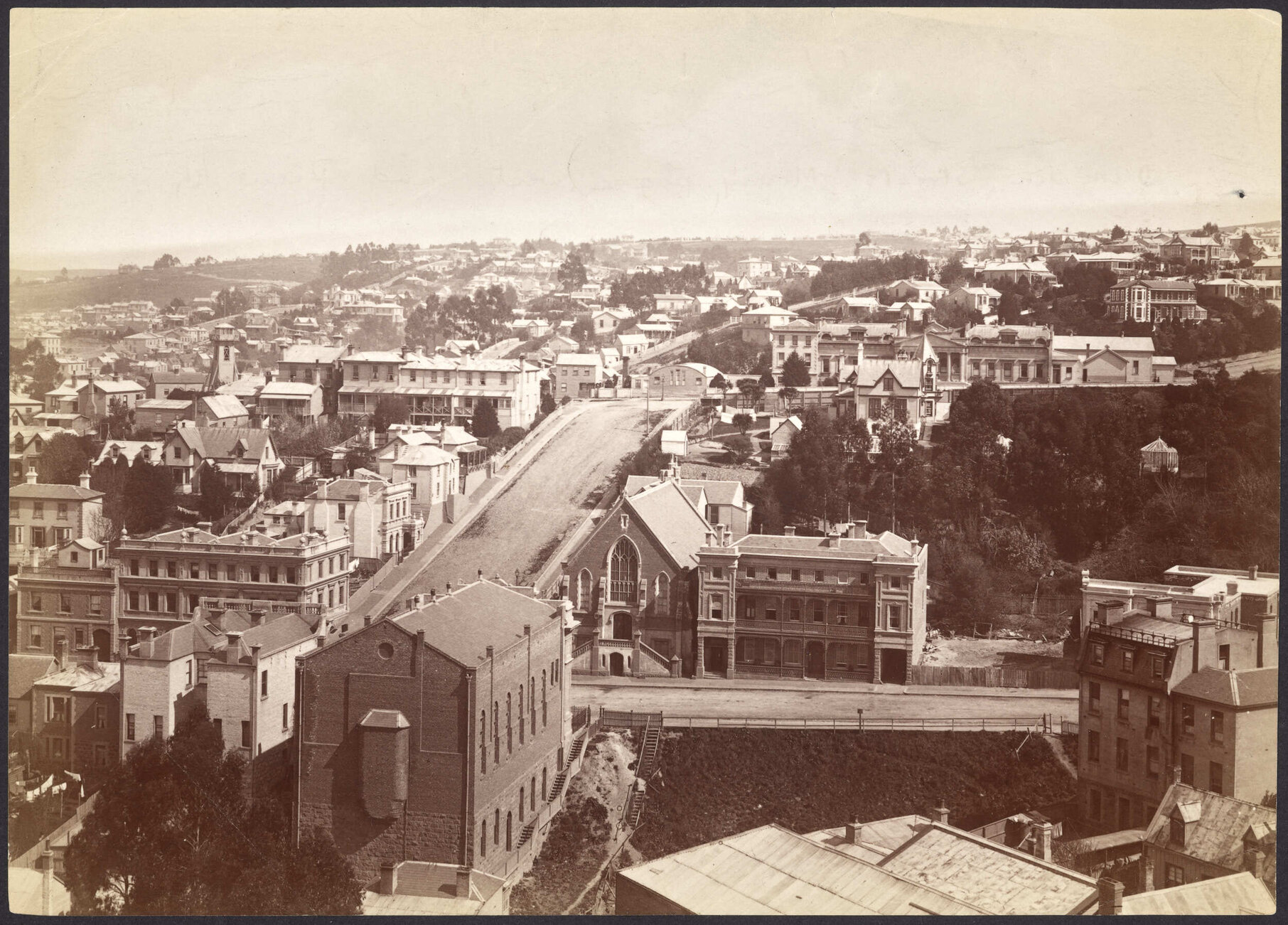 Moray Place west and View Street, Dunedin