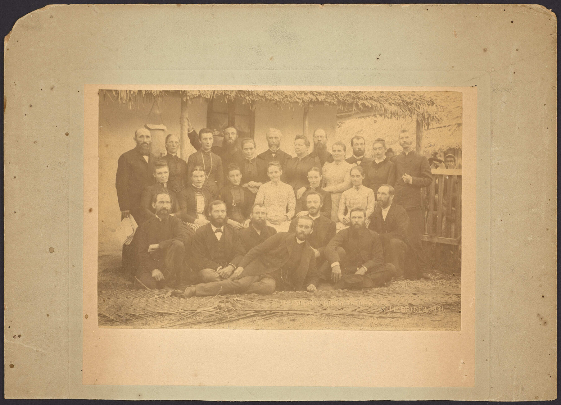 The missionaries and their wives, New Hebrides