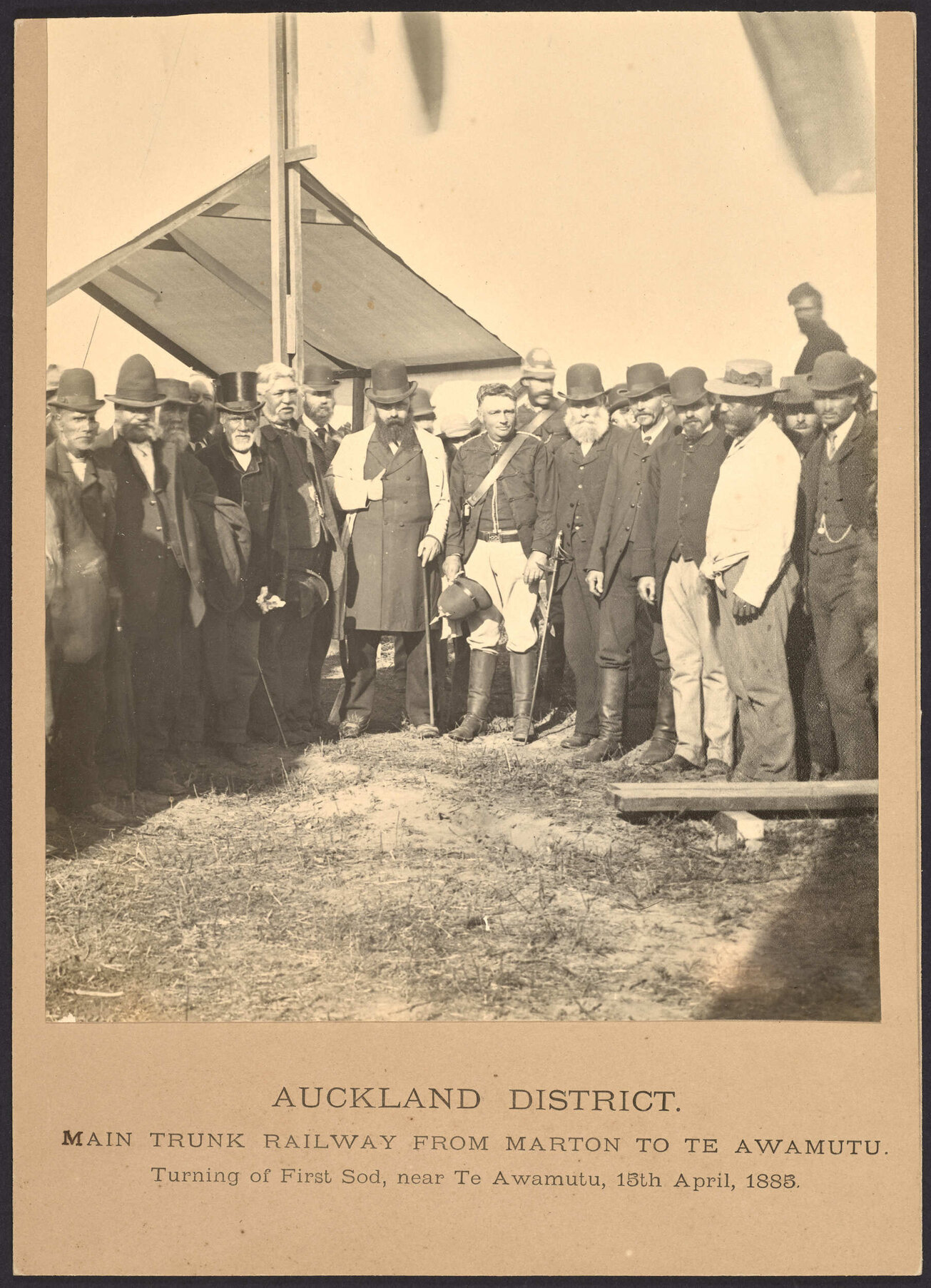 Turning of First Sod, near Te Awamutu