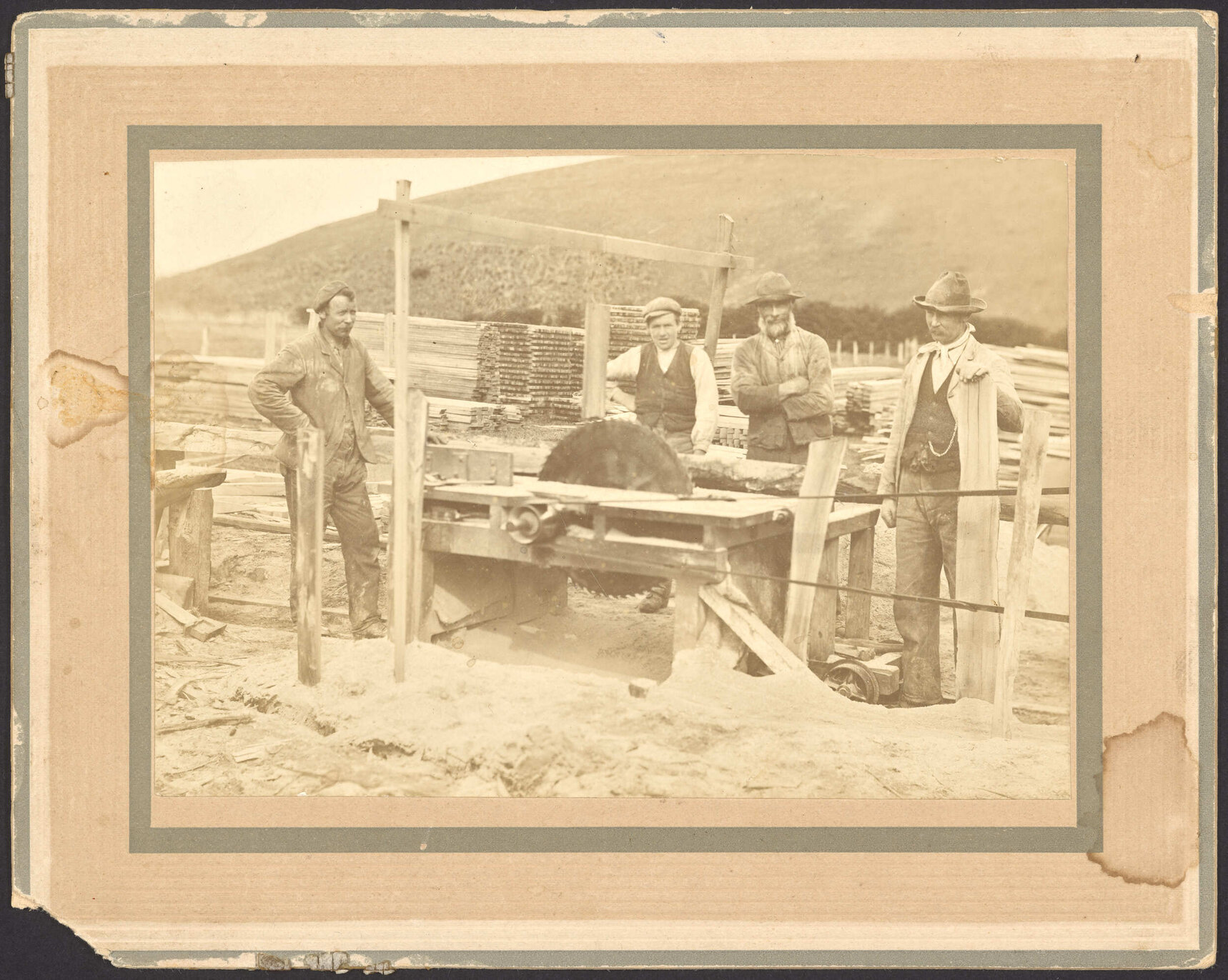 Sawmilling, Taieri Mouth