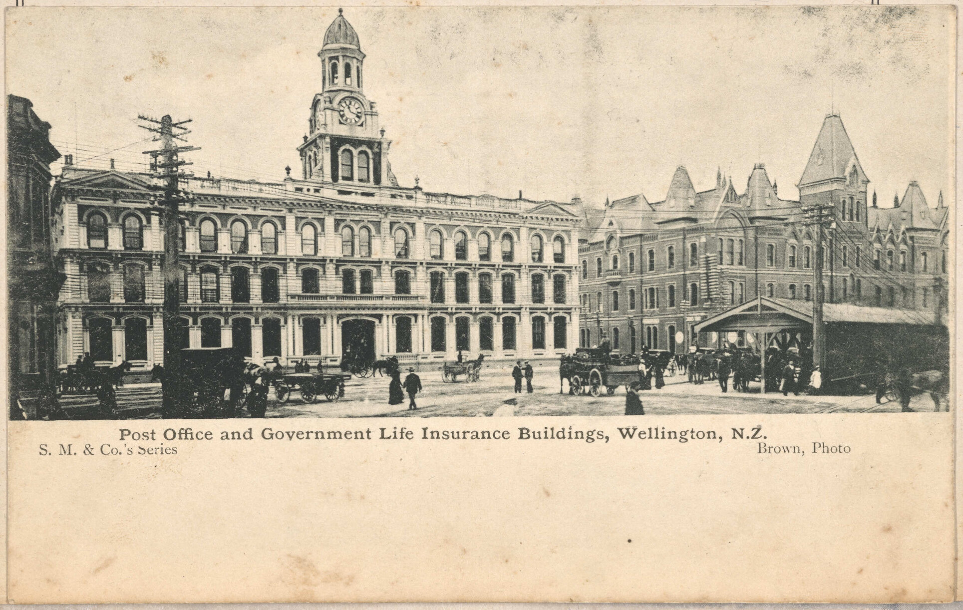 Post Office and Government Life Insurance Buildings, Wellington, N.Z.