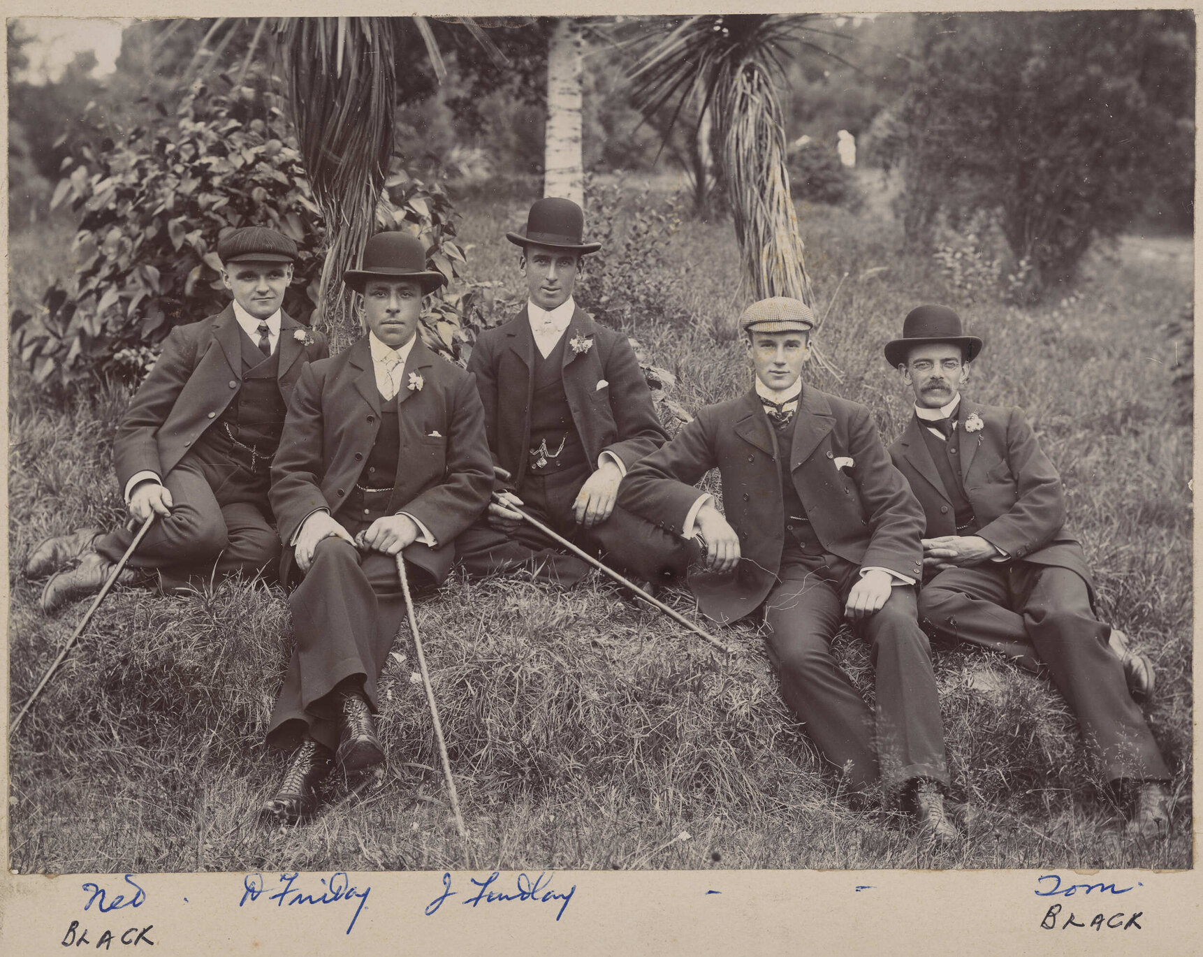 Five men