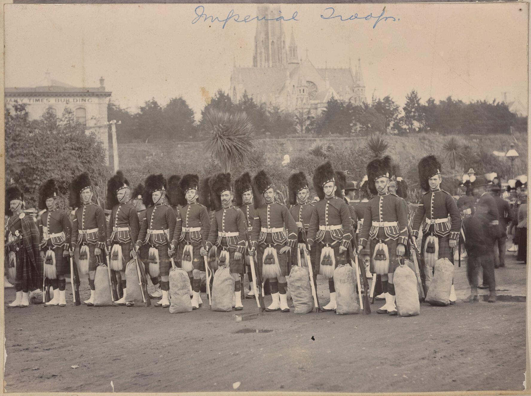 Imperial Troops in Cumberland Street