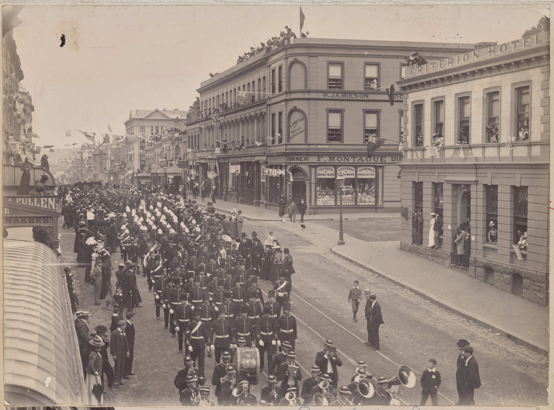 Imperial troops, Dunedin
