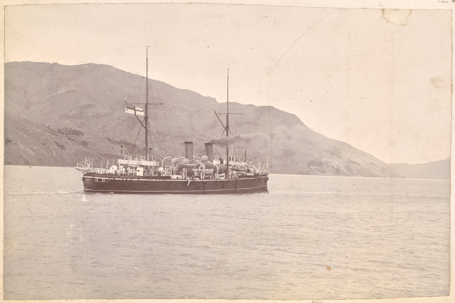 Unidentified steamship